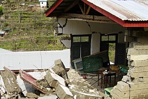 zerstörte Schule