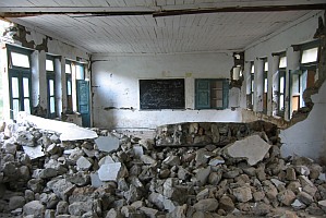 Zerstörte Mittelschule